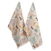 DII® Autumn Leaves Printed Dishtowel Set