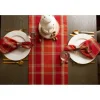 DII® 72" Autumn Spice Plaid Table Runner