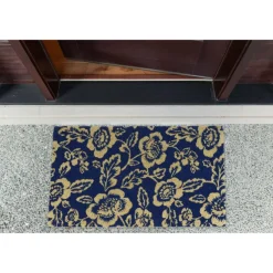 DII® Blue Peonies Doormat