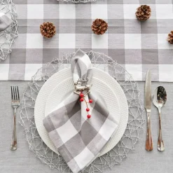 DII® Buffalo Check Oversized Napkin, 6ct.