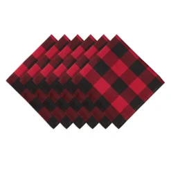 DII® Buffalo Check Oversized Napkin, 6ct.