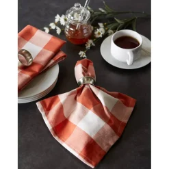 DII® Buffalo Check Oversized Napkin, 6ct.