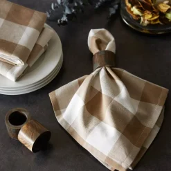 DII® Buffalo Check Oversized Napkin, 6ct.