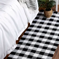 DII® Buffalo Check Rag Rug, 2.25ft. x 6ft.