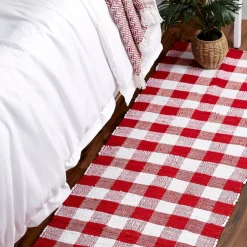 DII® Buffalo Check Rag Rug, 2.25ft. x 6ft.