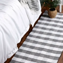 DII® Buffalo Check Rag Rug, 2.25ft. x 6ft.