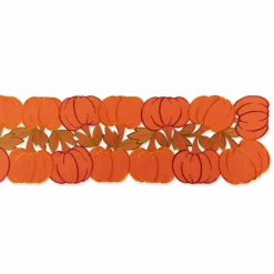 DII® 108" Embroidered Pumpkins Table Runner