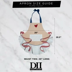 DII® Fall In Love Ruffle Apron
