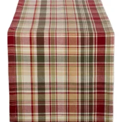 DIIĀ® 72" Give Thanks Plaid Table Runner
