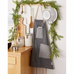 DII® Gray Fresh Stripe Pantry Apron