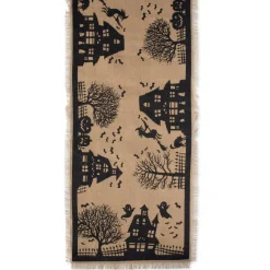 DII® 74" Haunted House Burlap Table Runner