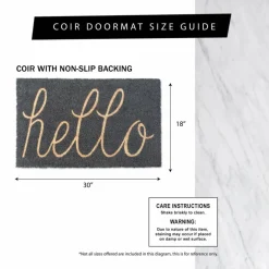 DII® Home-Goodbye Engraved Doormat