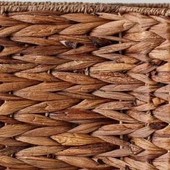 DII® Medium Dark Brown Water Hyacinth Baskets, 2ct.