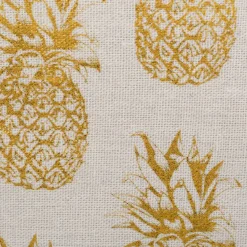 DIIĀ® Medium Rectangle Gold Pineapple Polyester Bin