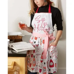 DII® Pop Fizz Home Collection Sip Sip Hooray Apron
