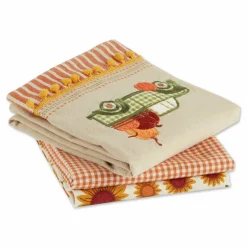 DII® Pumpkin Patch Truck Dishtowel Set