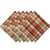 DII® Pumpkin Spice Plaid Dinner Napkins, 6ct.