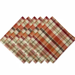 DII® Pumpkin Spice Plaid Dinner Napkins, 6ct.