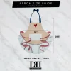 DII® Red Rooster Ruffle Apron