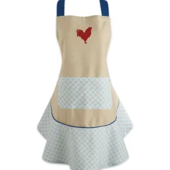 DII® Red Rooster Ruffle Apron
