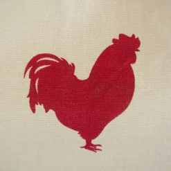 DII® Red Rooster Ruffle Apron