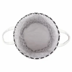 DII® Round Lattice PE-Coated Cotton Polyester Laundry Hamper