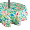 DII® 52" Round Summer Floral Outdoor Tablecloth with Zipper