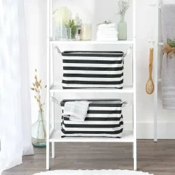 DII® Striped Laundry Bins, 2ct.