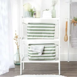 DII® Striped Laundry Bins, 2ct.