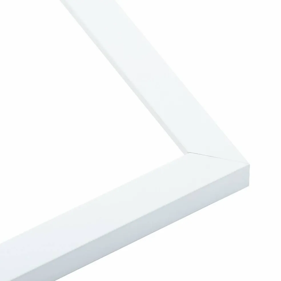 Diploma Frame x 11 College Diploma (Modern) - Graduation Bright White Hardwood With Black double mat