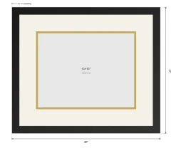 Diploma Frame x 10 College Diploma (Traditional) - Graduation Matte Black Hardwood With Dark Red Mat