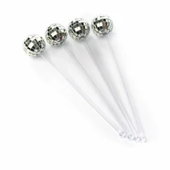 Disco Drink Stirrers, 4ct.