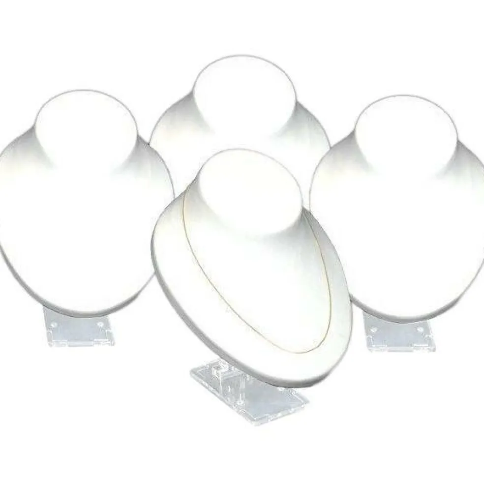 4 Display Necklace Bust Adjust 3X Chain Unit