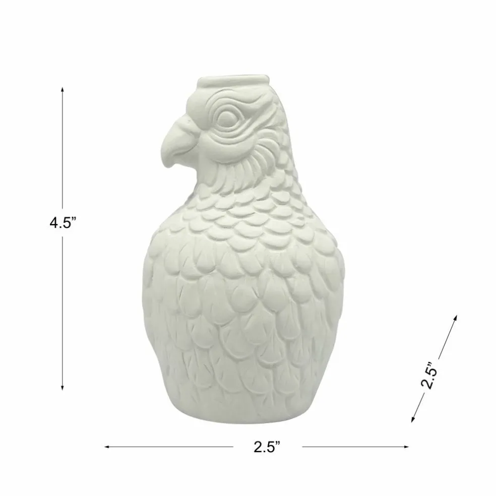 4.5" DIY Ceramic Parrot Bud Vase by Make Market®