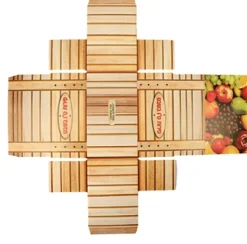 DIY Fruit Basket Ready-to-Assemble Craft, 3" x 3" x 2", 20 Pack