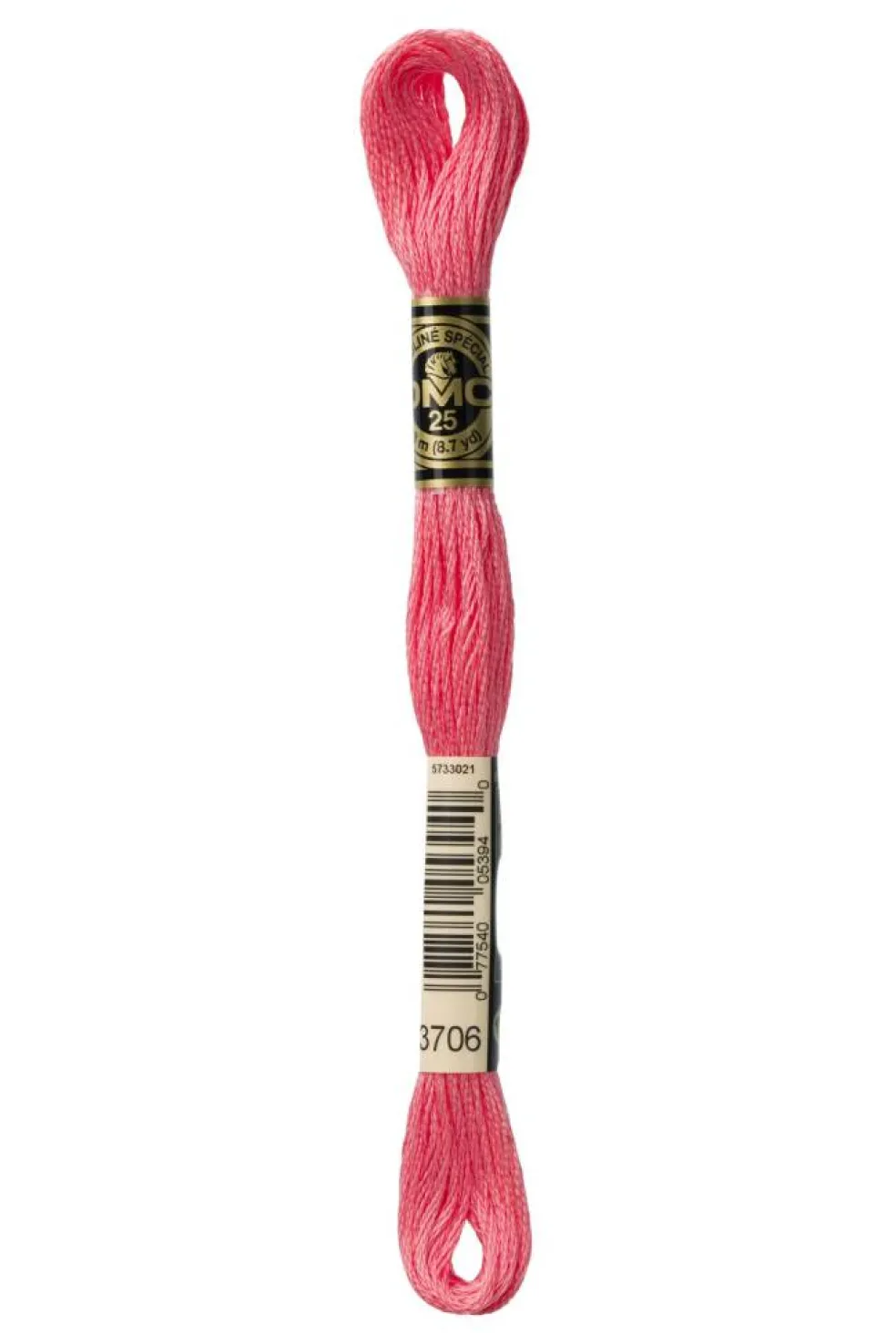 DMC® - 3706 -- (Flamingo)-- Six-Strand Embroidery Floss Skein