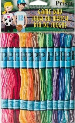 DMC Prism Game Day Craft Thread Pack