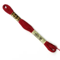 DMC® 117 6 Strand Cotton Embroidery Floss, Red