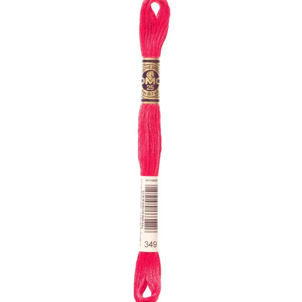 DMC® 117 6 Strand Cotton Embroidery Floss, Red