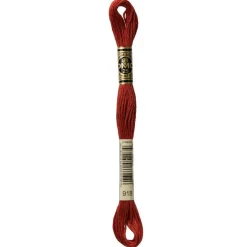 DMC® 117 6 Strand Cotton Embroidery Floss, Red