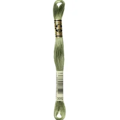 DMC® 6 Strand Embroidery Floss, Muted Green