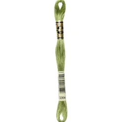 DMC® 6 Strand Embroidery Floss, Muted Green