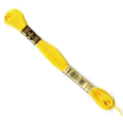 DMC® 6 Strand Embroidery Floss, Yellow