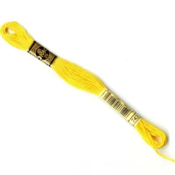 DMC® 6 Strand Embroidery Floss, Yellow
