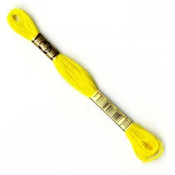 DMC® 6 Strand Embroidery Floss, Yellow