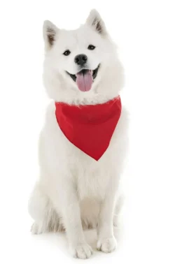 Dog Cotton Bandanas - 4 Pack - Scarf Triangle Bibs for Small, Medium and Large Puppies, Dogs and Cats