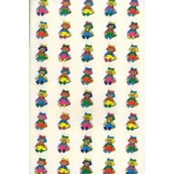 Doll Stickers 3/4", 25 Sheets, 1000 Pack for Classroom Crafts, Rewards & Scrapbooking