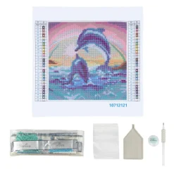 Dolphins Painting Diamond Art Kit by Make Market®