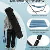 Double Hammock with Stand Camping Swing Bed with Carry Bags Indoor Outdoor Use