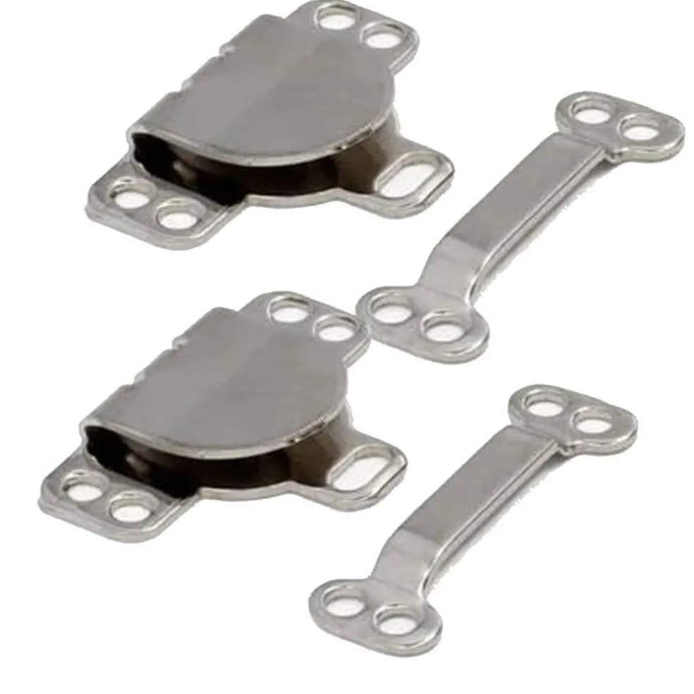 1 Dozen Black or Silver Metal Hook Eye Closures Sewing Craft